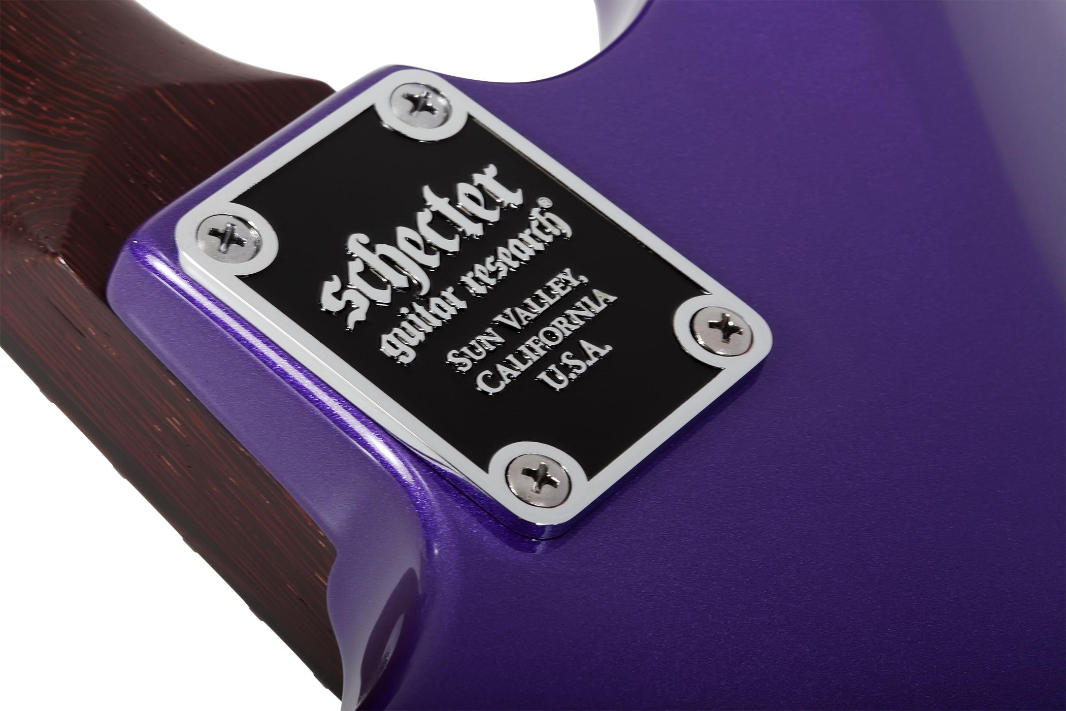 Schecter Nick Johnston Trad 10th Anniversary HSS Atomic Violet